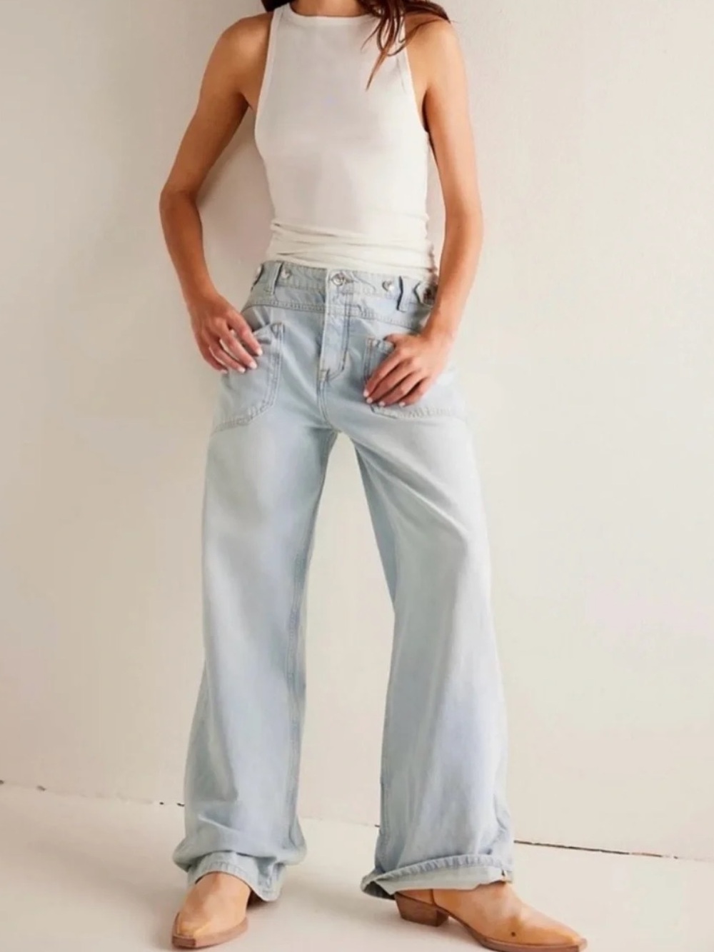 Free People We The Free Palmer Cuffed Jean